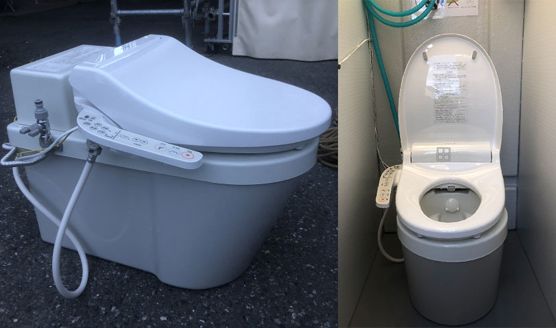 どこでも水洗トイレは女性でも安心な清潔トイレ | 製品案内 | 株式会社鏑矢